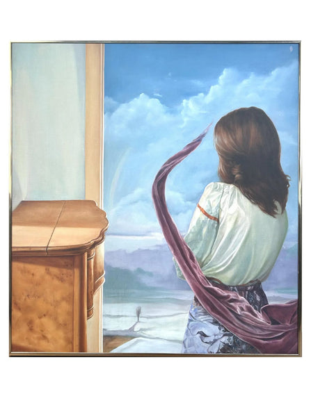 Woman With Drape Painting