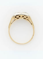 Art Deco Diamond and 14K Gold Ring