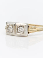 Art Deco Diamond and 14K Gold Ring