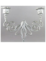 Art Nouveau Pewter Candelabra