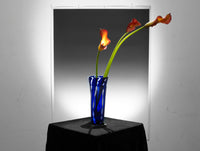 Indigo Vase, Paul Arnhold Glass