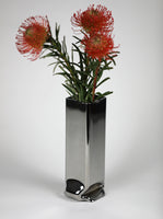 Tim Teven Chrome Pressure Vase, Tall