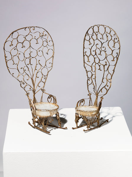 Metal Tramp Art Chairs, from Eric Oglander's "Tihngs"