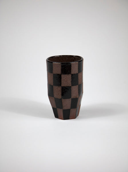 Checkered Cup, Black by Shane Gabier