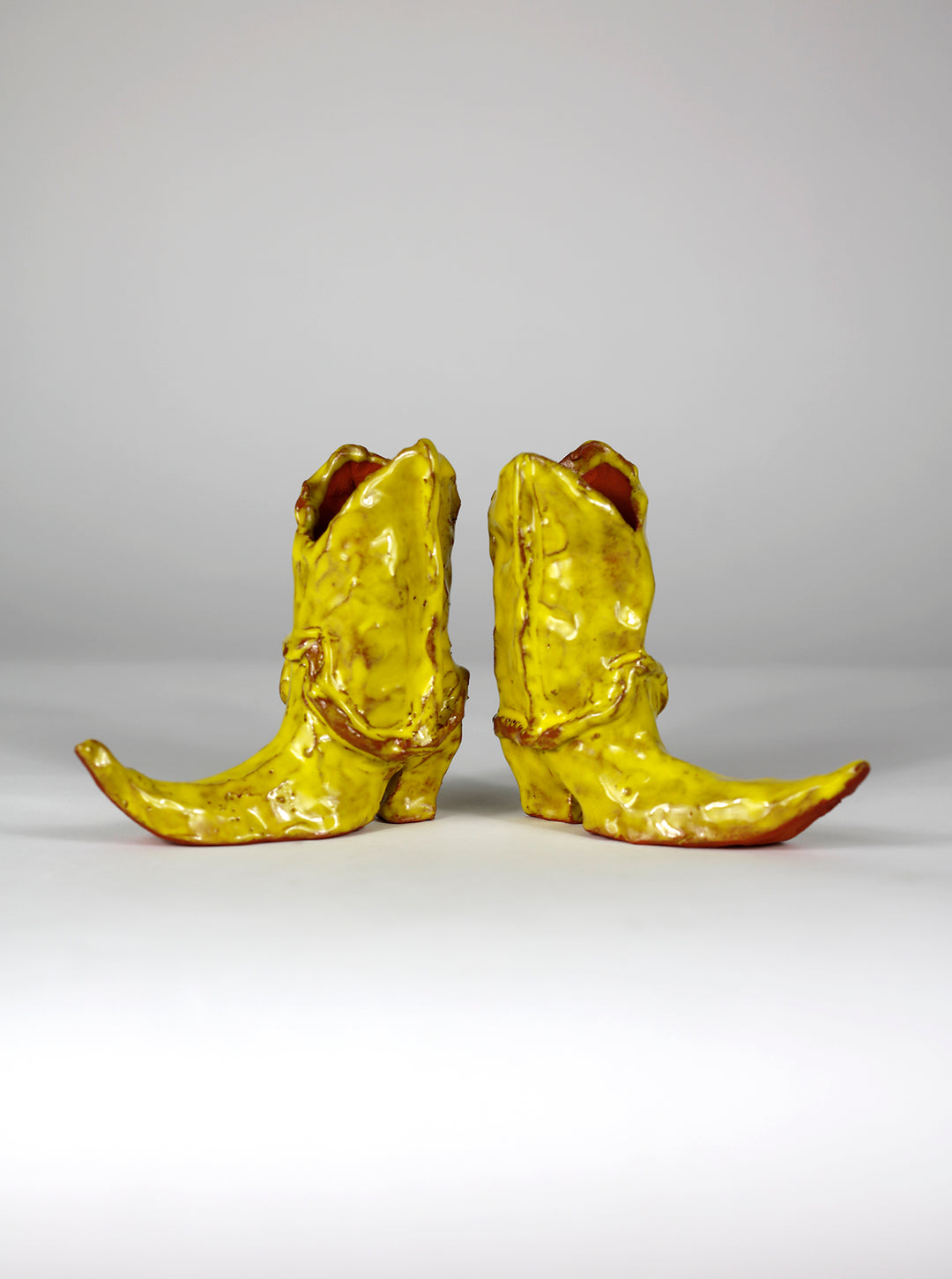 Cowboy Hot Legs Candlesticks by Laura Welker, Yellow – Maiden Name
