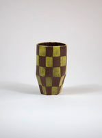 Checkered Cup, Yellow by Shane Gabier